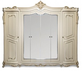 Шкаф 6-ти створчатый Джоконда (крем) в Красноуральске - krasnouralsk.ok-mebel.com | фото 2